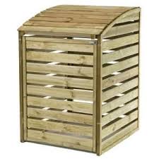 Cache Conteneur Ubbink Abri Poubelle En Bois 130x96x86 5 Cm Abris Poubelle Cacher Les Poubelles Rangement Sous Escalier