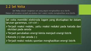 Dan juga dapat menyuebakan katoda akan mengalami tereduksi dan anoda yang akan teroksidasi. 1 Sel Volta 2 Elektrolisis Ppt Download
