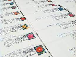 Hand Canceling Invitations Egg Press Electronic Invitations Invitations Here Comes The Bride