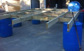 Build the frame for your dock according to your plan using. Barrel Raft Build Barrel Raft Boys