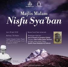 Akan tetapi, malam nisfu sya'ban sendiri terdapat berbagai pendapat di dalamnya yang mengganggap benar dan tidak. Bapa Org Sg Majlis Sambutan Malam Nisfu Sya Ban Facebook