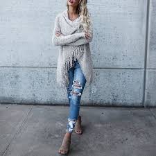 я знаю о весе все и даже больше скачать Women S Fashion Casual Loose Knitted Tassel Sweater Tops Knitwear Wish In 2020 Womens Fashion Casual Casual Fashion New Ladies Fashion