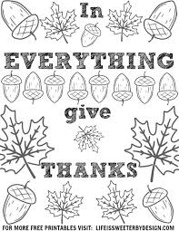 This free thanksgiving coloring book has 5 pages of cute printables to keep your kiddos busy. Thanksgiving Color Pages Life Is Sweeter By Design
