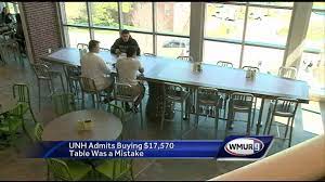 Signature design by ashley bennox table, brown. Unh Dining Hall Table Costs As Much As Year Of Tuition