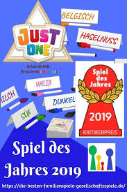 Just One Einfacher Geht S Nicht Spiel Des Jahres 2019 Familienspiele Gesellschaftsspiele Spiel Des Jahres