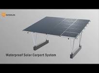 Winsun Waterproof Solar Carport Mounting System
