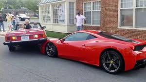 Carlos sainz has described the very strange scenario of unlapping himself from lewis hamilton during the. Woman Runs Over 300 000 Ferrari In Terrible Attempt At Leaving A Parking Spot The Washington Post