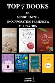 Top 7 Books On Mindfulness Incorporating Presence Meditation In Our Everyday Life Meditation Books Philosophy Books Mindfulness Books
