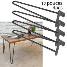 Le pied de table tiptoe vous permet de fabriquer un meuble sur mesure. Pied De Table Pieds Table Fer Accessoires Maison Bricolage Artisanat Meubles Noir 4pcs 12 Pouces Achat Vente Pied De Table 4pcs Pieds De Table En Fer Cdiscount