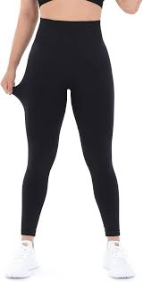 Buy FITELITE Women Scrunch Butt Lifting Leggings Seamless High Waist Yoga  Pants Workout Leggings, #1 Black, M at Amazon.in