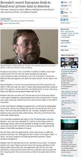The Guardian Revealed Wayne Madsen NSA Scoop