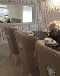 When choosing dining chairs, overall chair height matters less than chair seat height. Lion Head Dining Chair 2 Colours Available Dining Chairs Interior Design House Interior