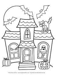 House and building coloring pages. Halloween Coloring Pages Free Halloween Coloring Pages Halloween Coloring Pages Printable Halloween Coloring Book