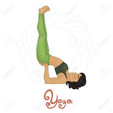 Women S Yoga Viparita Karani Hatha Yoga Royalty Free Cliparts Vectors And Stock Illustration Image 35971112