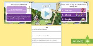 Why do we give up things for lent? Lent Activities Ks1 Lent Resources Teacher Made