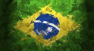 It is the fifth largest country in the world, exceeded in size only by russia, canada, china, and the united states, though its area is greater than that of the 48 conterminous u.s. Hd Wallpaper Brasil Brazil Flag Artistic Urban Color Splash Paint Splatter Wallpaper Flare