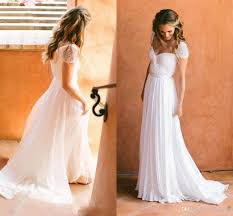 Simple wedding dresses,boho wedding dress,tulle bridal dress,beach wedding dress,wd00200. Discounthot Sale White Ruched Wedding Dress Cap Sleeve Sweetheart Beach Wedding Dress Pearls Boho Gardern A Line Train Chiffon Bridal Dress Uk From Startdress 88 89 Dhgate Com