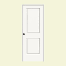 Jeld Wen 30 In X 80 In Cambridge White Painted Right Hand Smooth Molded Composite Mdf Single Prehung Interior Door Thdjw136700645 The Home Depot Prehung Interior Doors Doors Interior Solid Interior Doors