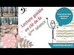 Lire La Cle De Fa 6eme Et Derniere Seance Lecture Solfege Solfege Piano
