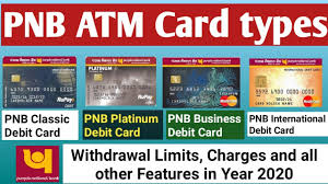 Maybe you would like to learn more about one of these? Pnb Atm Card Types And Charges Punjab National Bank Debit Card Types And Benefits Pnb Atm Cards Youtube