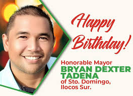 Happy Birthday to our beloved mayor Bryan Dexter V. Tadena