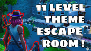 Top 20 best escape room map codes in fortnite | fortnite escape room codes. Siebemarisyt 11 Level Theme Escape Room