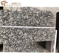 Polished Flamed Granite Spray White Sea Wave White Slab ...