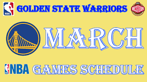 Сегодня матчей нет full schedule. Golden State Warriors March Games Schedule Nba 2020 21 Regular Season Philippine Time 13 Games Youtube