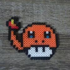 Pokemon Mario Mushroom Mashup Perler Beads Perler Bead Art Perler Beads Perler Bead Templates