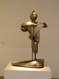 Sculpture By Oscar Schlemmer Abstrakt Figur 1921 Museum Mumok Vienna Abstrakt Figur