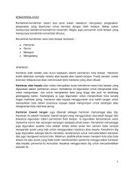 (iii) melantun dengan tangan kanan dan tangan kiri. Prinsip Mengumpan Bola Dalam Permainan Sepak Bola Adalah Mudah