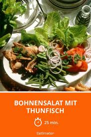 Bohnensalat Mit Thunfisch Rezept In 2020 Bohnensalat Salat Bohne