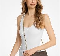 Borsa a tracolla Jet Set media con logo
