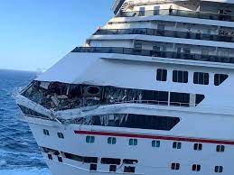 Cruise Ships Collide In Mexico S Cozumel Damaging Carnival Glory Video