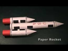 build a paper rocket