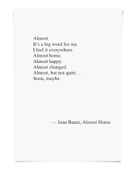 Joan Bauer Words Big Words Quotes