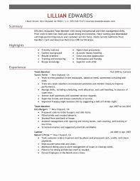 Food Service Job Description Resume Unique Unfor Table Team Member Resume Examples To Stand Job Resume Samples Customer Service Resume Examples Resume Examples