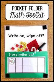 Use Inexpensive Pocket Folders To Make These Small Group Math Toolkits With Ten Frames And A Dry Erase Creative Math Diy Preschool Small Group Math Instruction