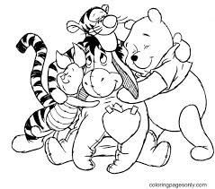 There are only 8 living species of bear and each has stocky legs a. Pooh Bear And His Friends Coloring Pages Winnie The Pooh Coloring Pages Coloring Pages For Kids And Adults