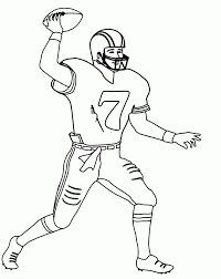 Printable Nfl Coloring Pages Football Coloring Pages Sports Coloring Pages Football Player Drawing