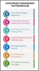 7 Reasons Why Project Management Matters Vidupm Project Management Project Management Tools Project Management Professional
