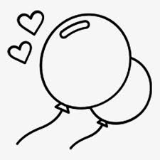 5 Balloons Clipart Black And White Love Black Balloon Black Balloons Balloons Balloon Clipart