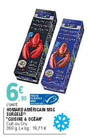 Offre Homard Americain Vivant Chez Carrefour