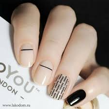 Acrylic Black And Clear Nails Pin On Long Nails