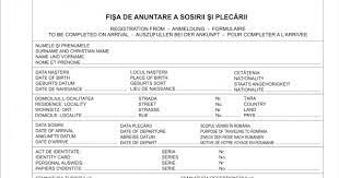 Fişa de anunţare a sosirii şi plecării mai poartă numele de fișă cazare sau fișă turism este un document tipizat pe care agenții economici care administrează obiective de cazare a turiștilor (hoteluri, pensiuni, hosteluri, vile, cabane, campinguri etc.) au obligația de a înscrie datele turistilor în. Fisa De Anuntare A Sosirii Si Plecarii Turisti In 2 Exemplare Tipografia Fistem Tipografia Valmaster Tipografia Prisma