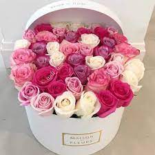 Dangerously Addicted To You Flowers Box Wedding Bouquets Pink Flower Arrangements