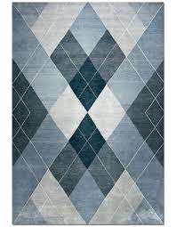 Carpets of various colors stacked in a warehouse. Modern Rug Texture Seamless Novocom Top