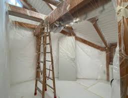 Holzdecken Weiss Streichen Oder Lackieren Es Lohnt Sich Sehr Mit Jansen Hdf Holzdeckenfarbe In 2020 Holzdecke Weiss Holzdecken Leiterdekor