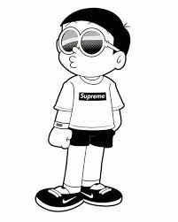 Download wallpaper doraemon lucu terbaru, doraemon wallpaper hd free download, doraemon dan nobita wallpaper, gambar doraemon untuk desktop. Wallpaper Doraemon Supreme Pin By Karina Braun On Drawings In 2019 Graphic Design Doraemon Wallpaper For Kaws Wallpaper Cartoon Wallpaper Hd Cartoon Wallpaper