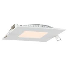 Westinghouse Lighting 4 Inch Slim Square Recessed Led Downlight 10 Watt 65 Watt Equivalent Warm Wh